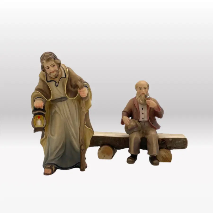 Opa sitzend (ohne Bank) von Heimatkrippe-4