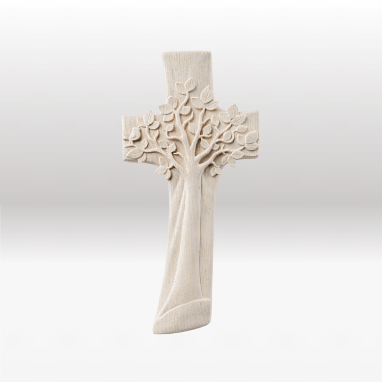 Wandkreuz Lebensbaum natur
