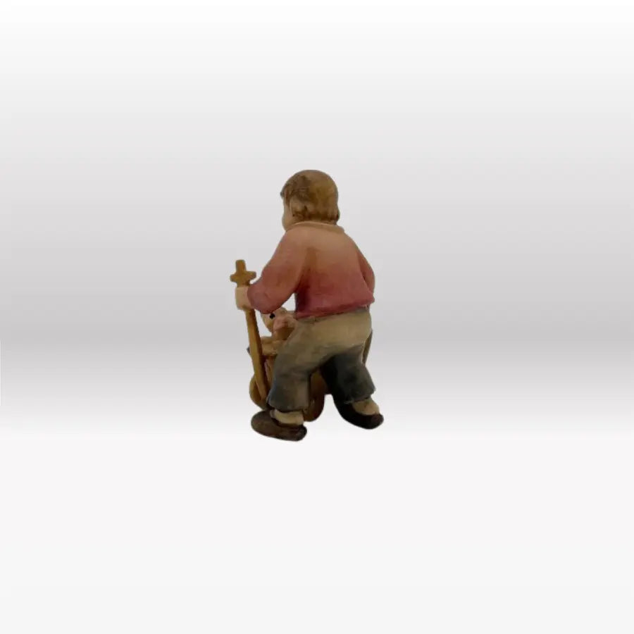 Kind mit Karren von Heimatkrippe-2