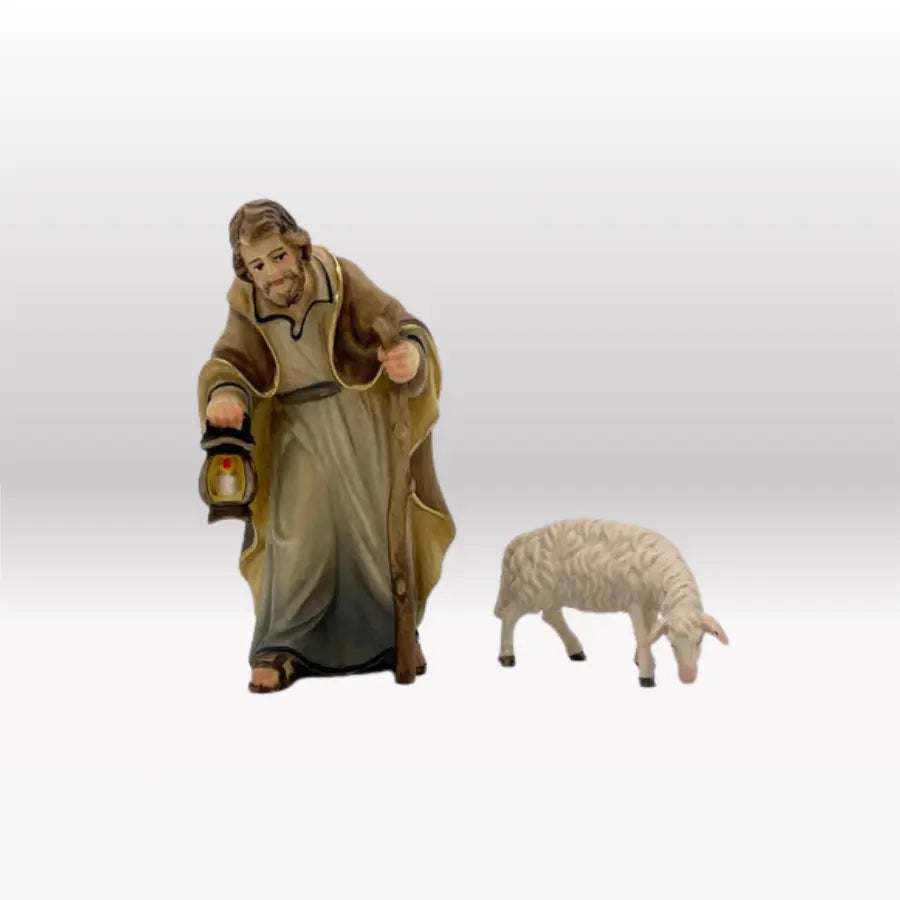 Schaf grasend von Heimatkrippe-4