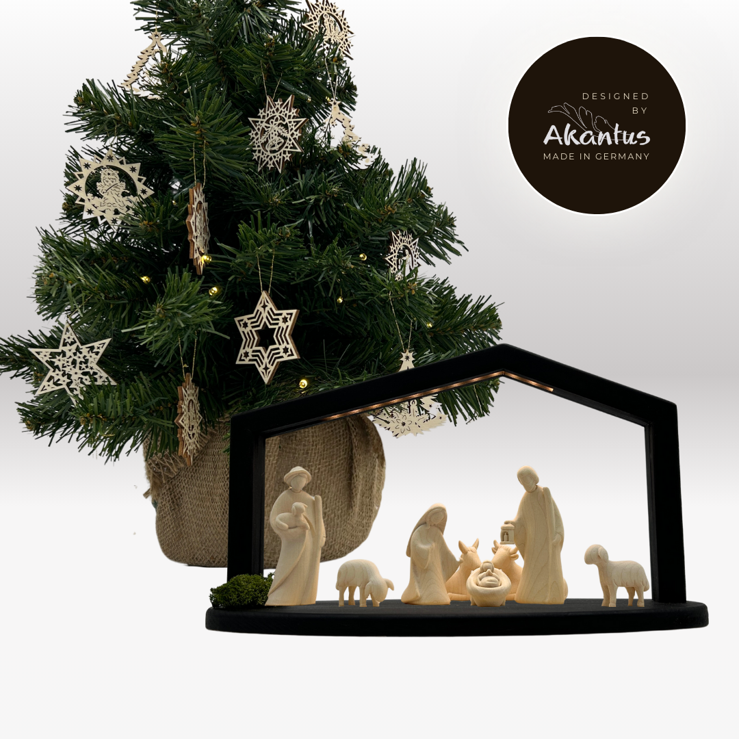 Adventskalender Nr. 2: Leonardo natur mit "Akantus Design" black