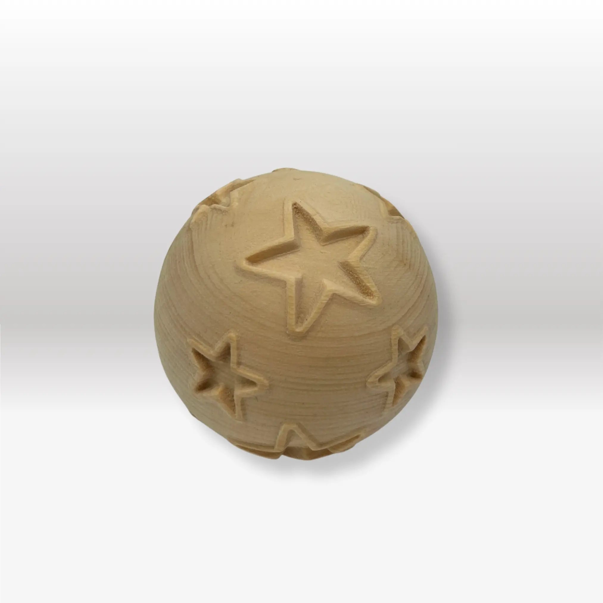 Zirbenkugel mit Motive "Sterne"