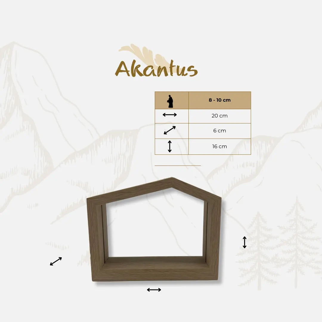 Grössentabelle Familienhaus "Akantus Design"