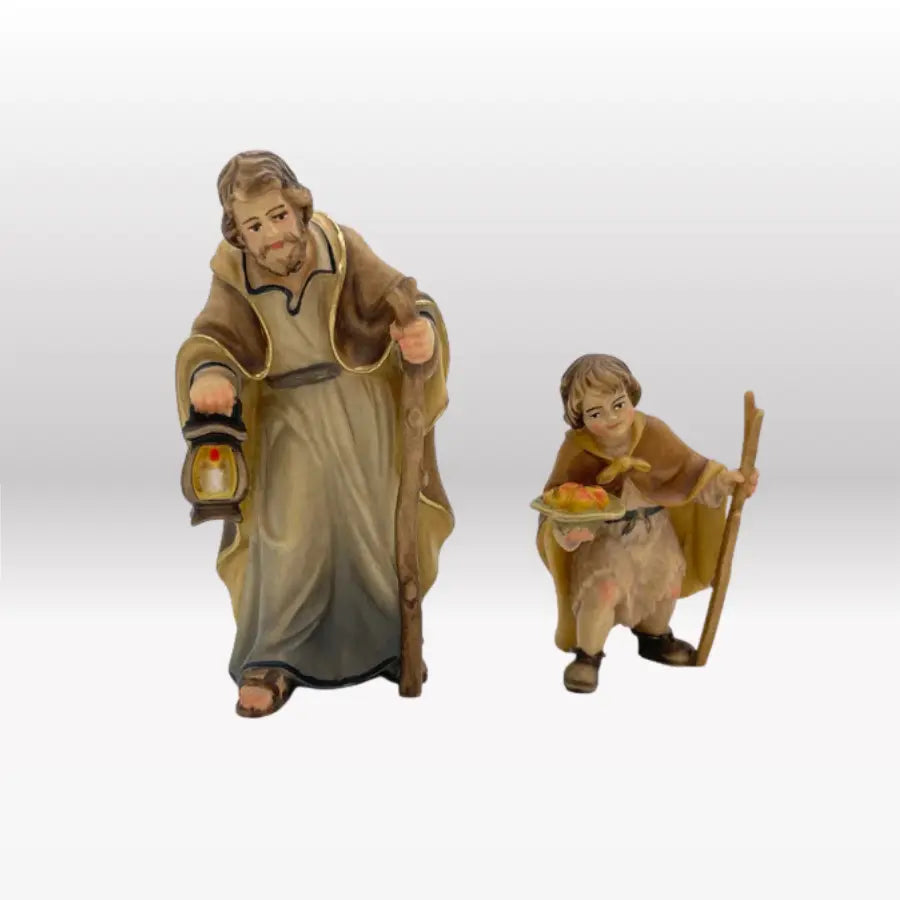 Junge mit Früchten von Heimatkrippe-4