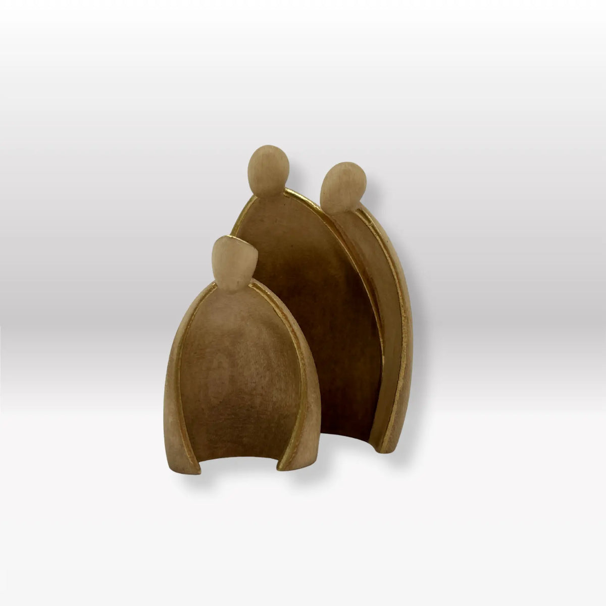 Heilige Drei Könige (2 Figuren) von Ambiente Design 3- fach gebeizt